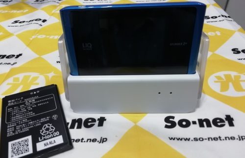 ソネットのwx04クレードル、電池パックセット
